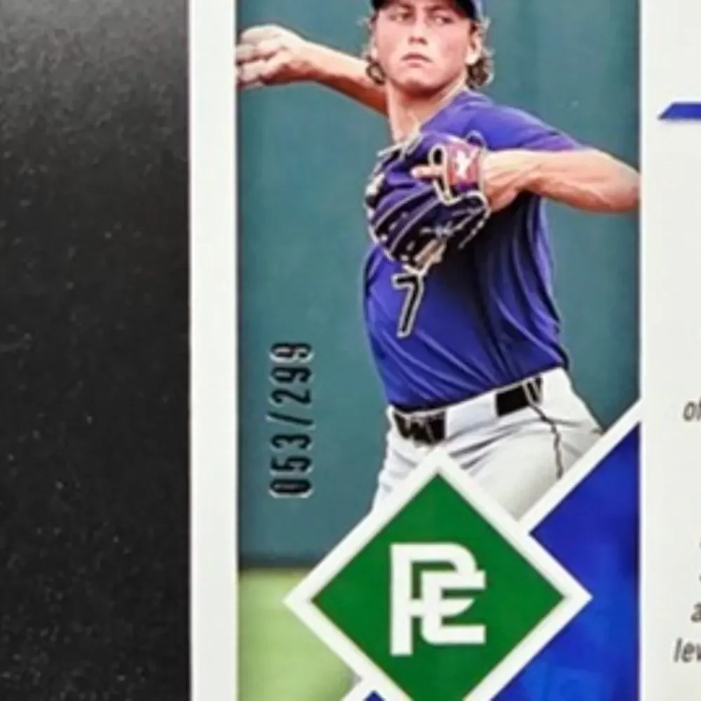 Ethan Holliday Prospect Edition Blue Ice 053/299 Colorado Rockies Top Prospect